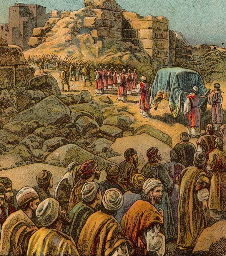 The Capture Of Jericho Bible Card 1 768x870 